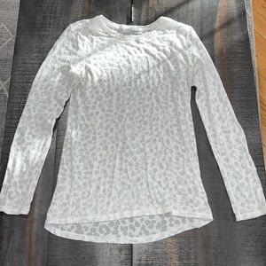 Long Sleeve Burnout TShirt L